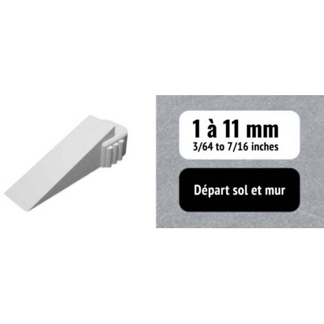 150 Cales d'ajustement de carreleur biseautées / 1 à 11 mm PAVILIFT