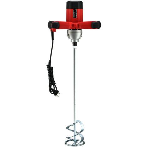 Rubi – Malaxeur 1200W – Vitesse constante – Double hélice pour mélange uniforme – Pour mortiers et colles – Léger et maniable