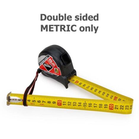 Mètres à ruban 5 m x 25 mm Double face metrée IRONBLADE RUBI (1/3)
