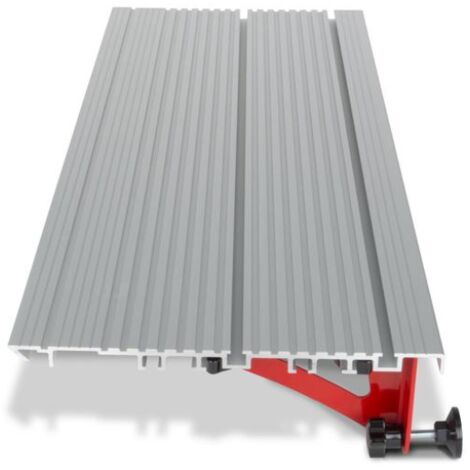 Supplément table pour scies RUBI – Dimensions 600 x 230 mm – Charge max 10 kg – Compatible modèles DV, DC, DCX