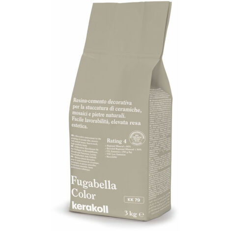 Joint résine-ciment Fugabella Color FILL 3 kg – Hydrofuge pour pièces humides – Haute résistance aux acides – Antibactérien – Kerakoll (1/3)