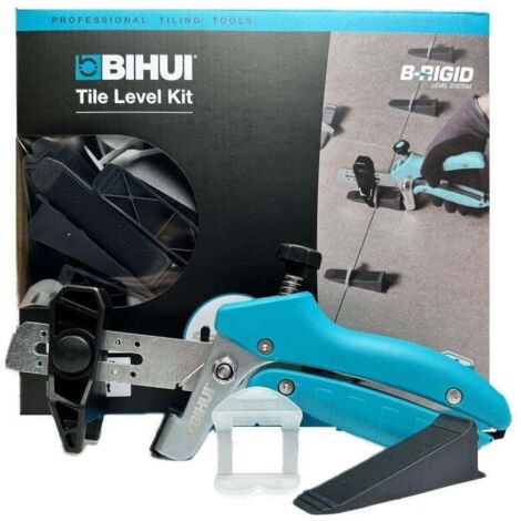 Kit starter de croisillons autonivelants à cales (bases, cales et pince) 1,5mm B-RIGID BIHUI
