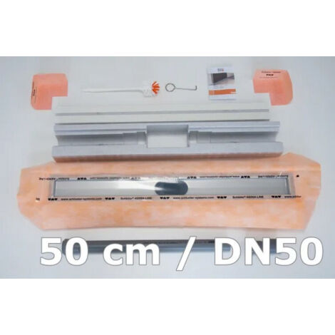 Kit pour Caniveau horizontal Ø 50 KERDI-LINE-H sans Grille SCHLUTER  50cm