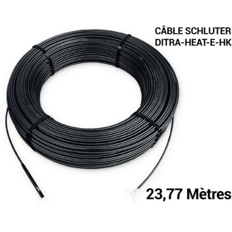 Câble de chauffage 12.5 W/M DITRA HEAT E HK SCHLUTER  23.77 mètres