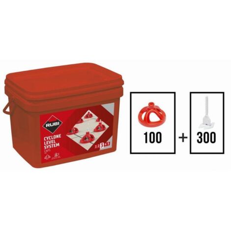 Rubi – Système de nivellement 1,5 mm 35964 – Croisillon pour carreaux grands formats – Utilisation simple sans outil – Conception ergonomique