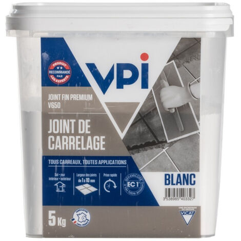 Joint fin premium V650 5Kg VPI  Blanc