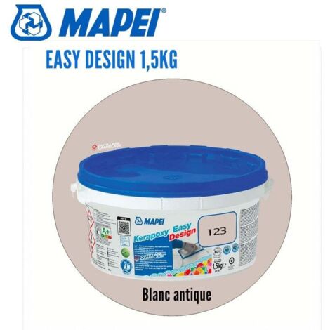 Joint époxy Kerapoxy Easy Design MAPEI  123 Blanc antique - 1,5 Kg