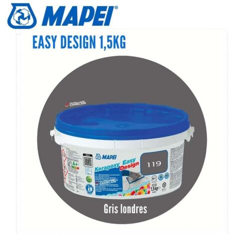 Joint époxy Kerapoxy Easy Design MAPEI  119 Gris londres - 1,5 Kg