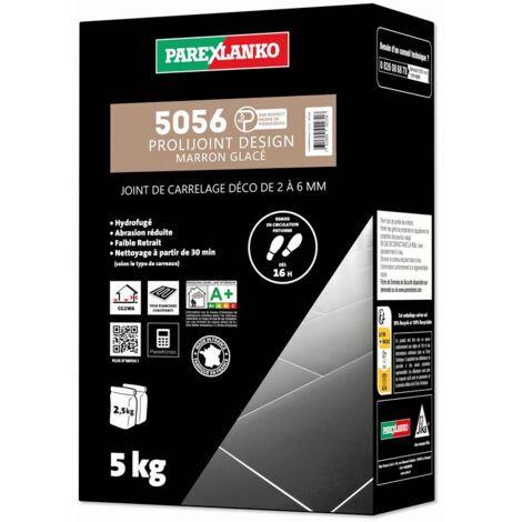 Joint de carrelage 5 Kg 5056 Prolijoint Design PAREXLANKO  Marron Glacé