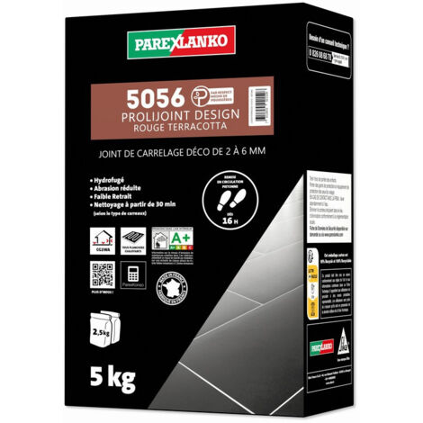 Joint de carrelage 5 Kg 5056 Prolijoint Design PAREXLANKO  Rouge Terracotta