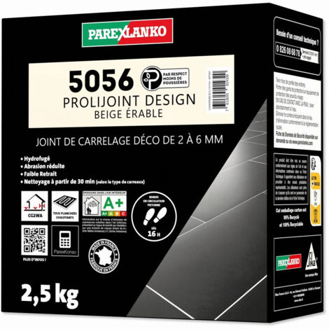 Joint de carrelage 2,5 Kg 5056 Prolijoint Design PAREXLANKO Beige Érable (1/5)