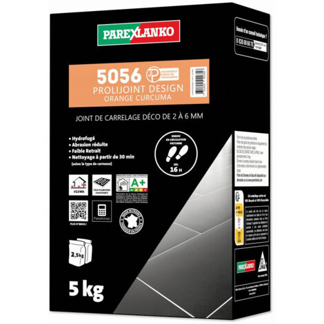Joint de carrelage 5 Kg 5056 Prolijoint Design PAREXLANKO  Orange Curcuma