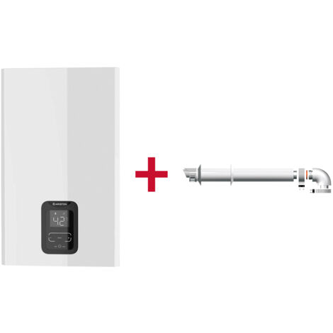 Calentador a gas estanco instantaneo, Ariston, Next Evo X 16 L/min con Kit salida de humos, Gas Natural, Clase Energetica A (1/5)