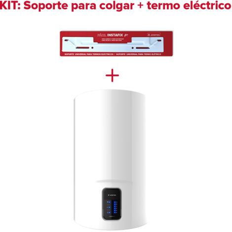 Termo eléctrico, Ariston, Lydos Wifi 50 litros + Soporte de pared Instafix, Clase Energetica B (1/5)