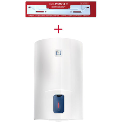 Termo eléctrico, Ariston, Lydos R 100 litros + Soporte de pared Instafix, Vertical (1/5)