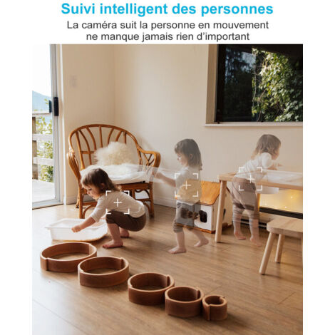GENBOLT 2.5K WiFi Caéra de Surveillance Extérieure avec PoE, Double-Objectif 2.4/5Ghz Bi-Band