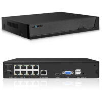 GENBOLT NVR PoE 4K, Système d'enregistrement vidéo réseau pour caméra de sécurité 10 canaux, Prend en Charge Les caméras IP PoE HD 8MP/5MP/4MP/1080P, Enregistrement de Surveillance 24h/7 (Non HDD)