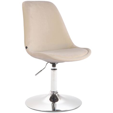 Silla De Comedor Kyora Giratoria 360 Tela Beige - Tugó Colombia