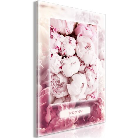 Cuadro decorativo en lienzo con impresión premium en 1 parte sobre marco de madera Patrón delicia de primavera 60x90cm 110017066 (1/3)