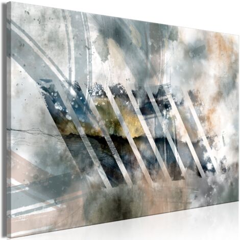 Cuadro decorativo en lienzo con impresión premium en 1 parte sobre marco de madera Patrón Daily Instants 60x40 cm 110013561 (1/3)
