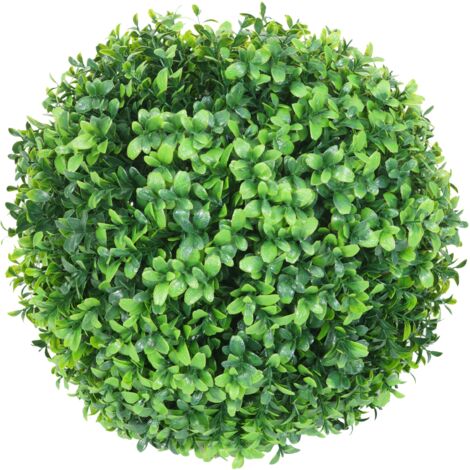 Bola de boj artificial en forma de poda, decoración interior o exterior, diámetro 35 cm, verde 040006011 (1/5)