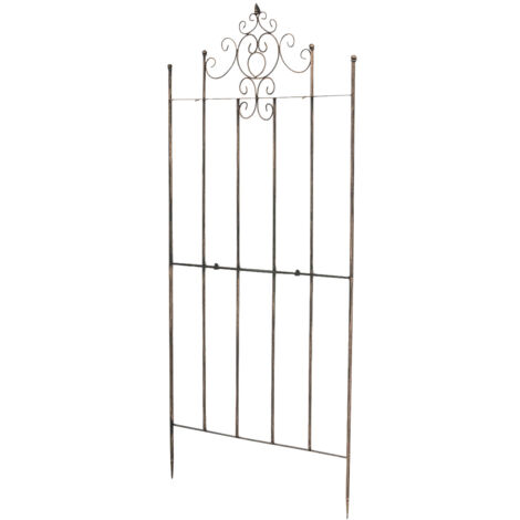 Soporte enrejado para plantas trepadoras metal bronce 100003896 (1/5)