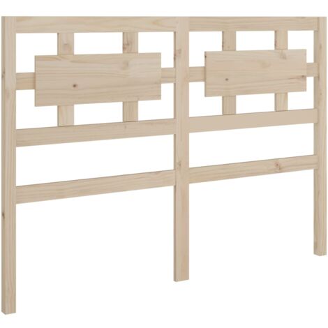 Cabecero complemento de dormitorio mueble 125,5 x 4 x 100 cm madera maciza de pino TDL0206763 (1/4)