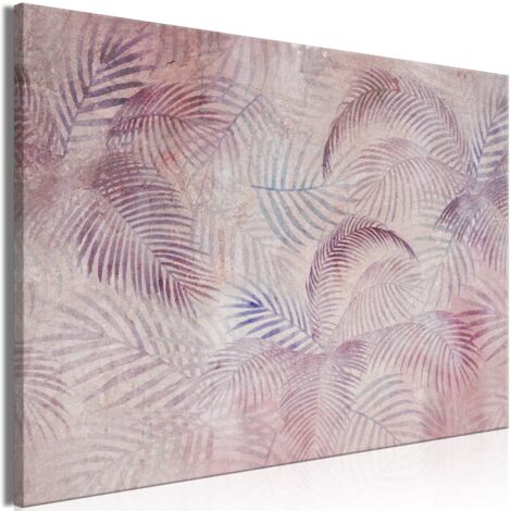 Cuadro decorativo en lienzo con impresión premium de 1 parte sobre marco de madera rosa Motivo de la naturaleza 120x80 cm 110015956 (1/3)