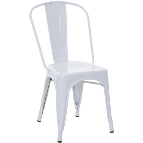 Sillas Madera Silla Tolix Asiento De Madera Clara - Industrial Sillas Forja