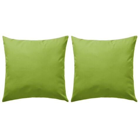 Cojines para exteriores 45x45 cm verde manzana 2 unidades (1/3)