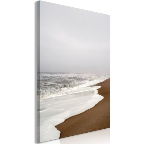 Cuadro decorativo en lienzo con impresión premium de 1 parte sobre marco de madera Patrón de reflujo otoñal 60x90 cm 110018241 (1/3)
