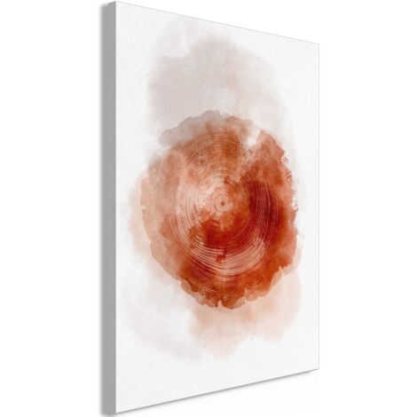 Cuadro decorativo en lienzo con impresión premium parcialmente sobre marco de madera Patrón de estructura de árbol (1 parte) 60x90cm 110013866 (1/3)
