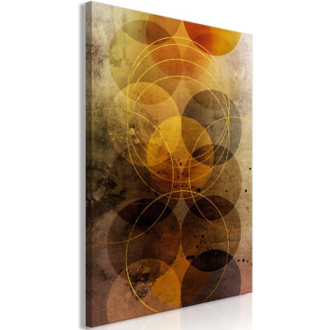 Cuadro decorativo en lienzo con impresión premium en 1 parte sobre marco de madera Motivo del viaje del sol 40x60cm 110013302 (1/3)