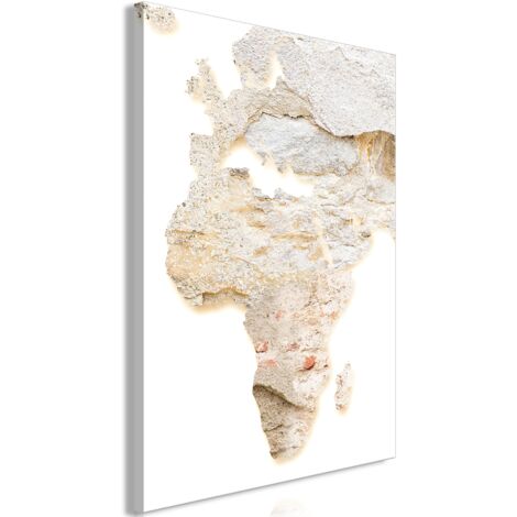 Cuadro decorativo en lienzo con impresión premium en 1 parte sobre marco de madera Patrón Continente caliente 20x30cm 110014268 (1/3)