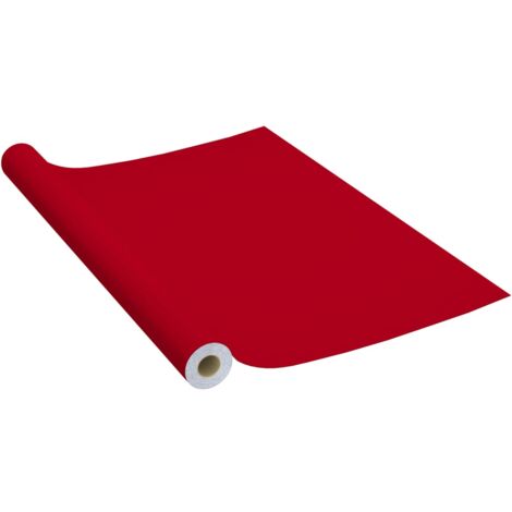Película autoadhesiva para muebles roja 500x90 cm PVC DEC022139 (1/4)