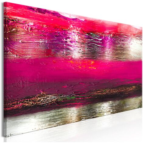Cuadro decorativo en lienzo con impresión premium en 1 parte sobre marco de madera Patrón del océano de la vida Tercera variante 120x40 cm 110013520 (1/3)