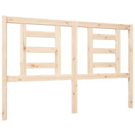 Cabecero complemento de dormitorio mueble 146 x 4 x 100 cm madera maciza de pino TDL0206690 (1/4)