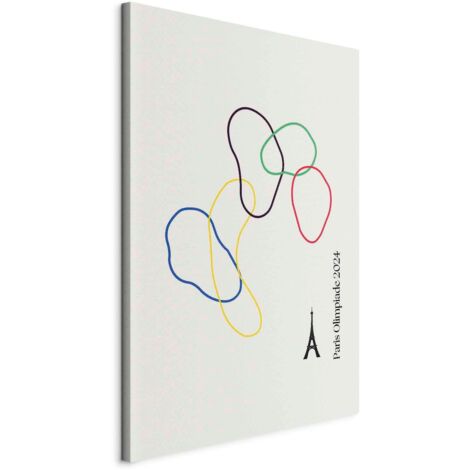 Pintura - Anillos de colores - gráfica digital - minimalismo / Anillos de colores - abstracción 20 x 30 110018342 (1/3)