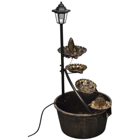 Fuente LED con bomba decoración interior 52x41,5x91cm DEC020773