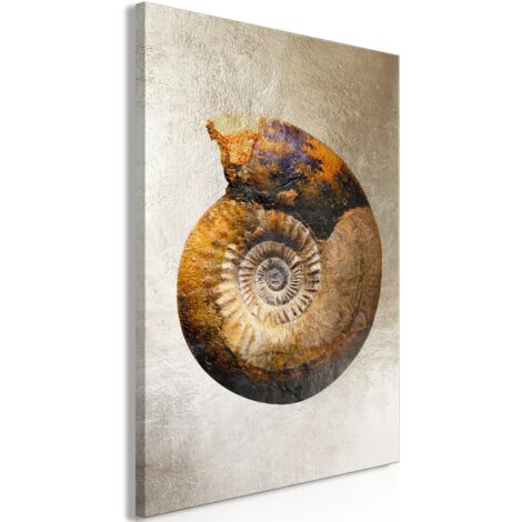 Cuadro decorativo en lienzo con impresión premium en 1 parte sobre marco de madera Patrón de color petrificado 60x90cm 110013922 (1/3)