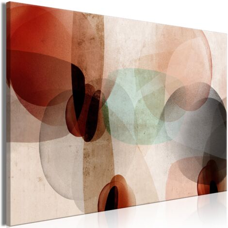 Cuadro decorativo en lienzo con impresión premium en 1 parte sobre marco de madera Difusión de patrón noble 120x80 cm 110013624 (1/3)