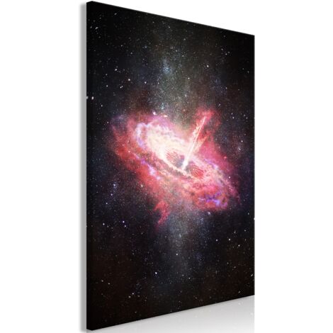 Cuadro decorativo en lienzo con impresión premium en 1 parte sobre marco de madera Patrón de galaxia solitaria 40x60 cm 110014469 (1/3)