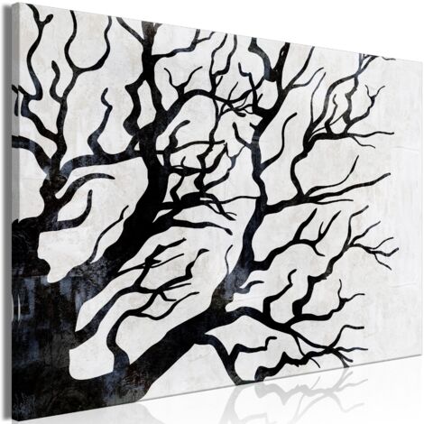 Cuadro decorativo en lienzo con impresión premium en 1 parte sobre marco de madera Patrón de naturaleza fría 120x80cm 110016161 (1/3)