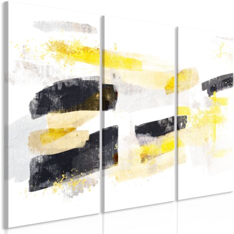 Cuadro decorativo en lienzo con impresión premium en 3 partes sobre marco de madera Diseño elegante y moderno 60x40 cm 110013727 (1/3)