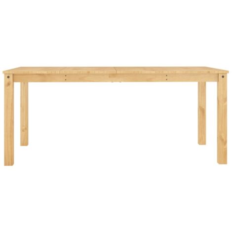 K Koma Mesa De Comedor Con Cajón, Mesa De Cocina, Mesa De Pino, Madera