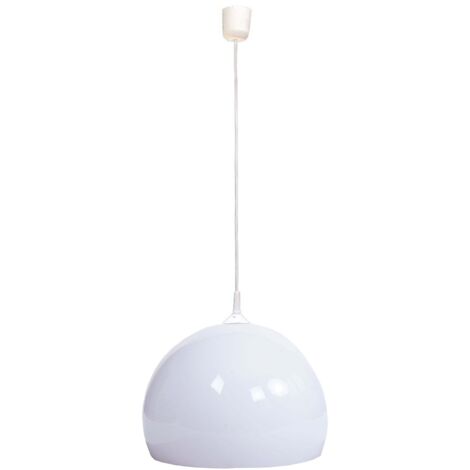 Lámpara colgante lámpara colgante diámetro 40 cm plástico blanco 040008414 (1/5)