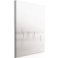Cuadro decorativo en lienzo con impresión premium de 1 parte sobre marco de madera Patrón de camino brumoso 60x90 cm 110018257