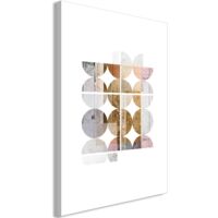 Cuadro decorativo en lienzo con impresión premium de 1 parte sobre marco de madera Patrón de forma armoniosa 20x30 cm 110013385