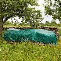 Lona de tela impermeable - Lona de tela con ojales, toldo de protección, cubierta protectora - 2 x 3 m - verde