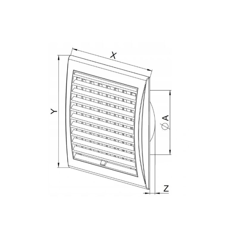 Grille De Ventilation Avec Volet De Fermeture